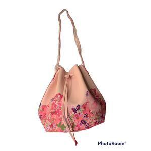 Estee Lauder Floral 15 X 11 Bucket Bag Pink Color With Small Bag - New!